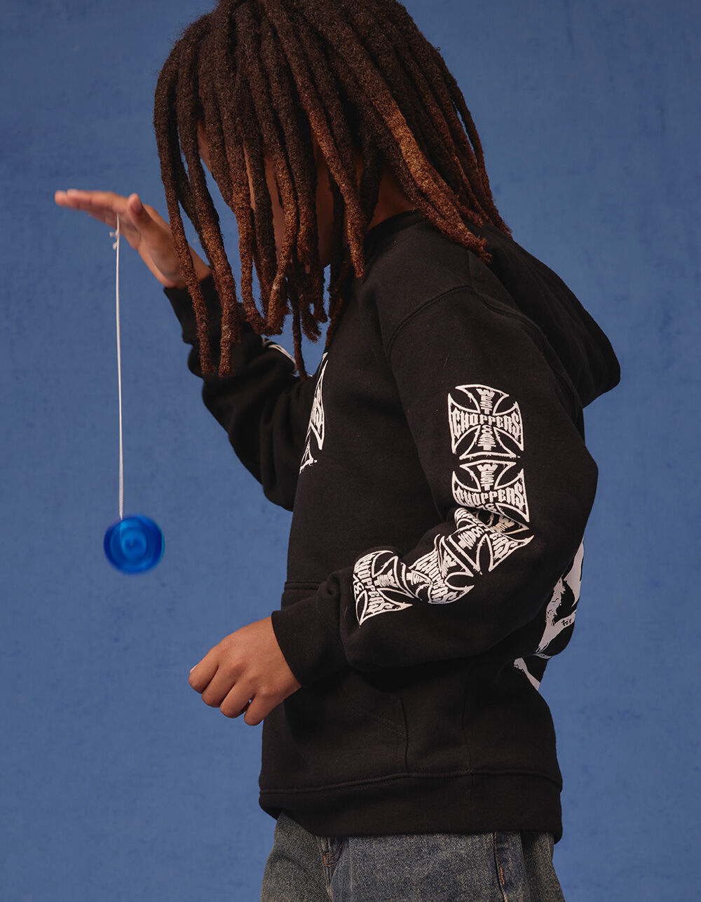 WEST COAST CHOPPERS Core Logo Boys Hoodie - BLACK | Tillys