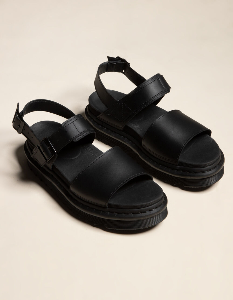 DR. MARTENS Voss Womens Black Sandals image number 0