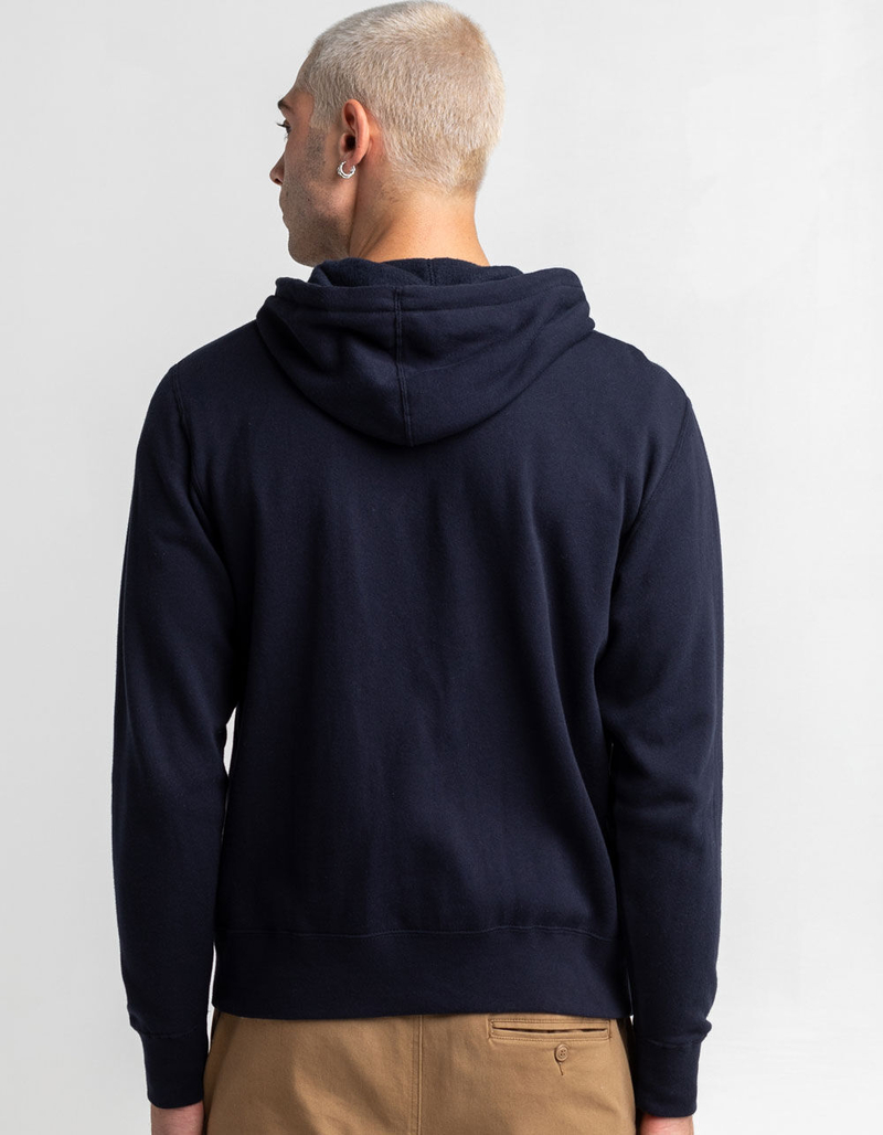 RSQ Full Zip Mens Navy Hoodie image number 3