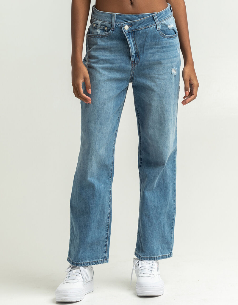 RSQ Womens Crossover Jeans image number 1
