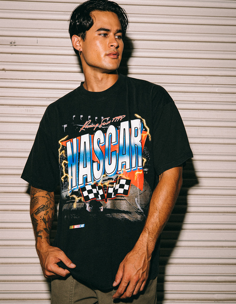 TILLYS x NASCAR Racing Flag Mens Boxy Tee image number 0