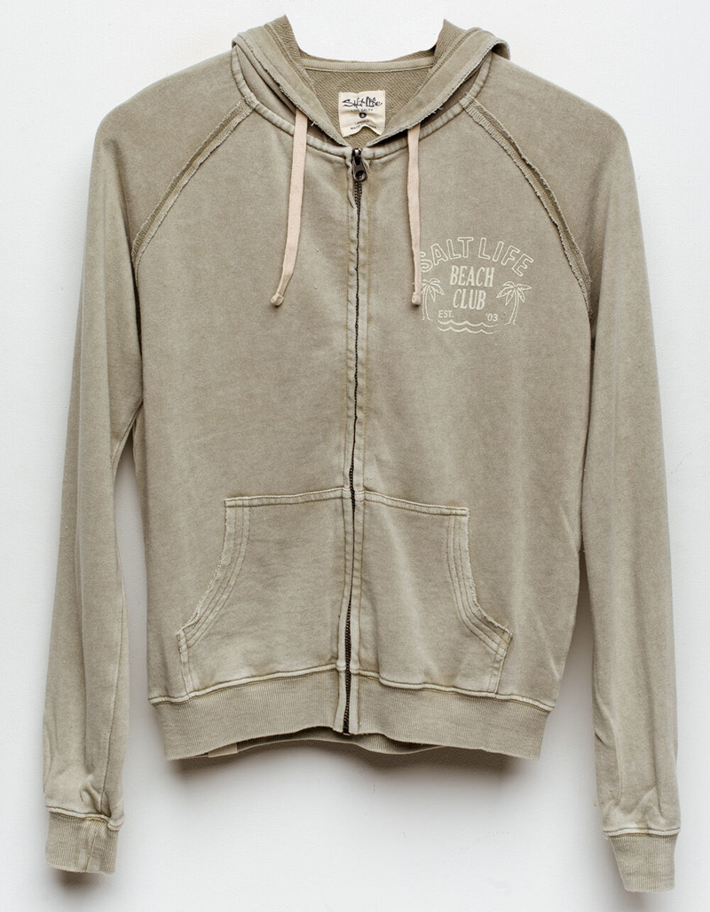 SALT LIFE Beach Club Womens Zip Hoodie image number 4