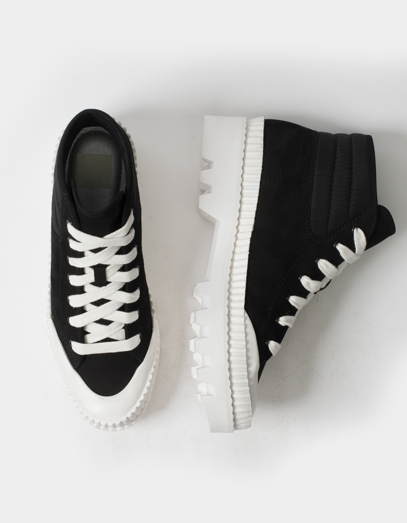 DOLCE VITA Ociana Womens Black Lug Sole Sneakers image number 4