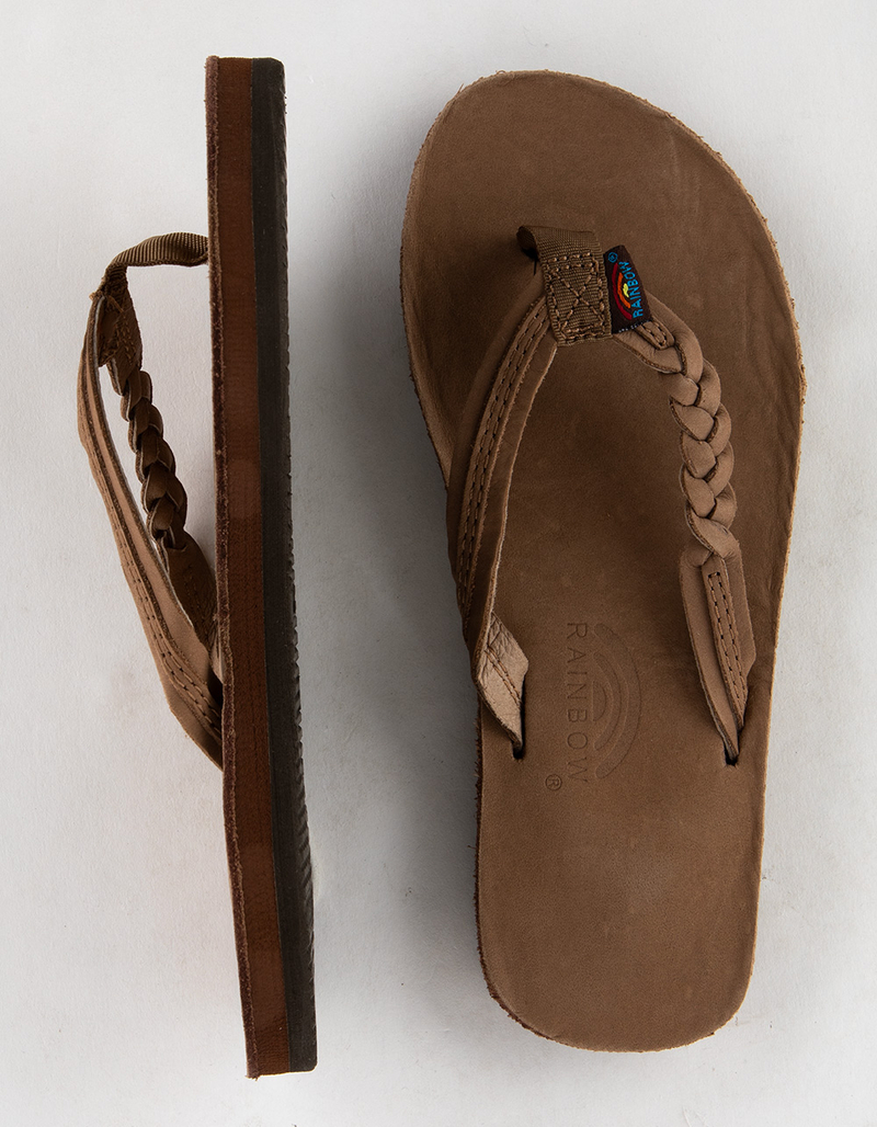 RAINBOW Flirty Braidy Girls Sandals - DKBRW
