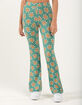 FULL TILT 70s Floral Flared Pants image number 2