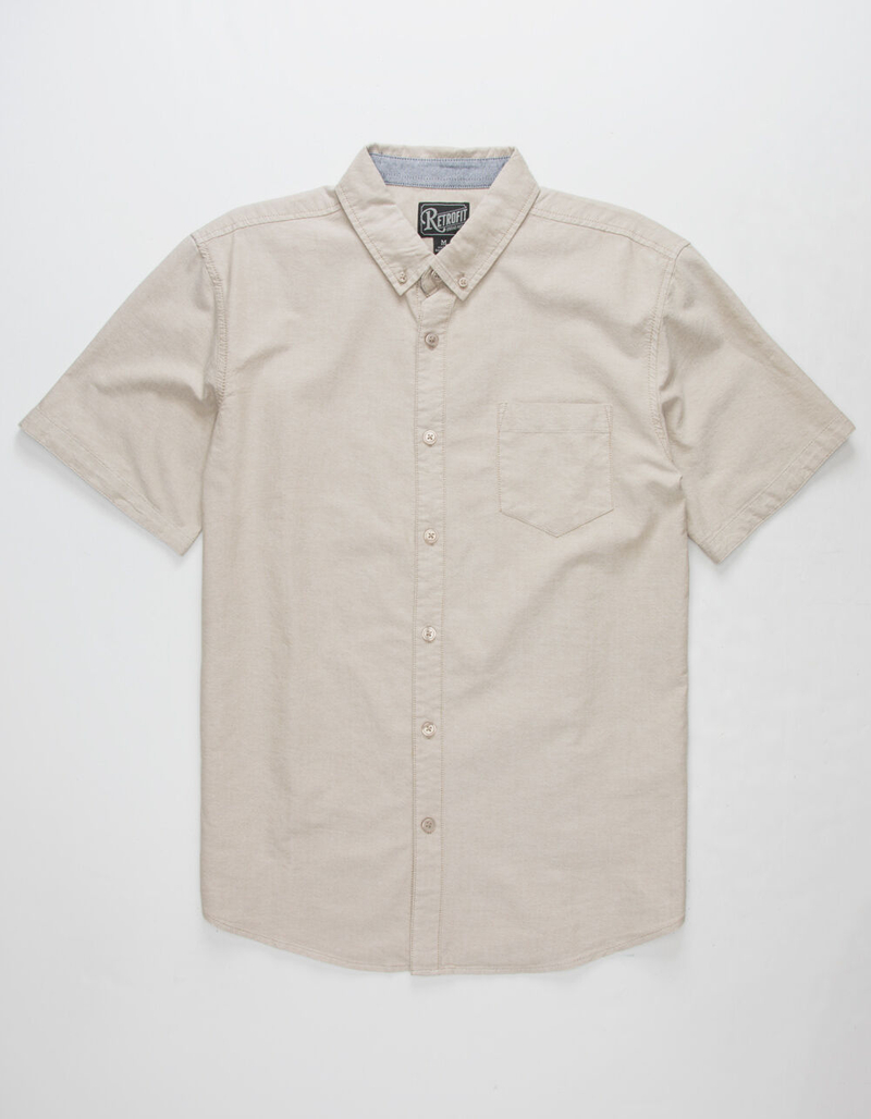 Rework Oxford Crop Shirt - XS
