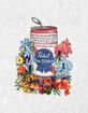 PABST BLUE RIBBON Floral Can Unisex Tee image number 2