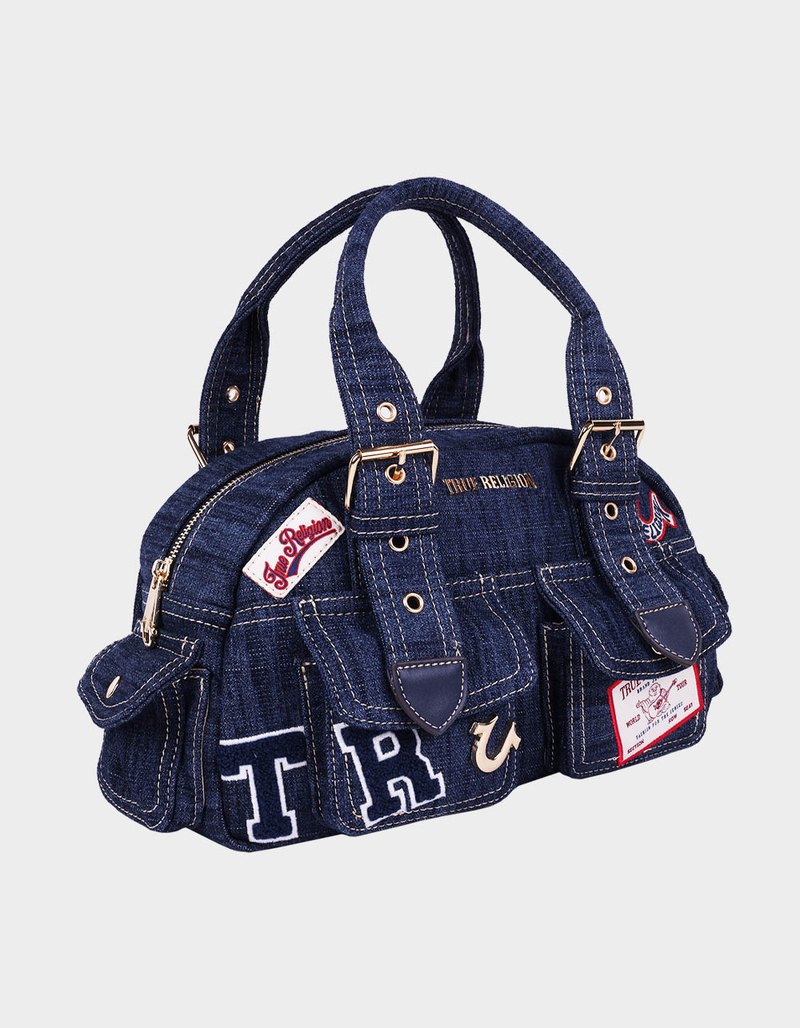 TRUE RELIGION Multi-Patch Satchel Bag image number 1