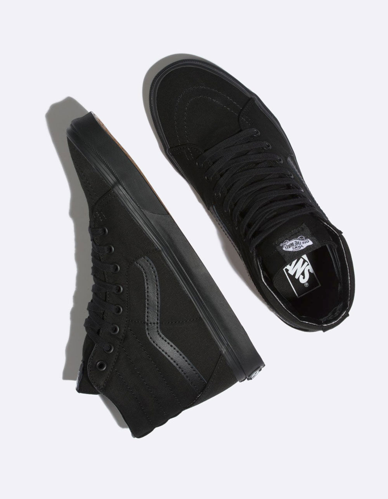 VANS Canvas Sk8-Hi Black Shoes image number 2