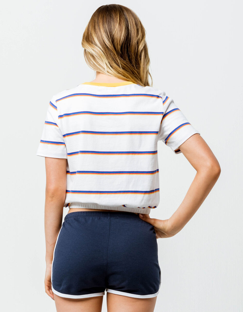 VANS Chromatic White Womens Crop Top image number 2