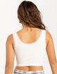 FULL TILT Seamless Lace Trim Womens Tank Top image number 4