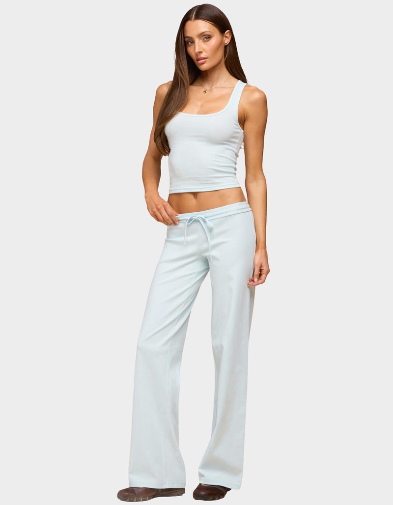 EDIKTED Linda Ribbed Scoop Neck Tank Top image number 3