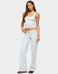 EDIKTED Linda Ribbed Scoop Neck Tank Top image number 4