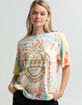 RVCA T-World Tour Womens Oversized Tee image number 1