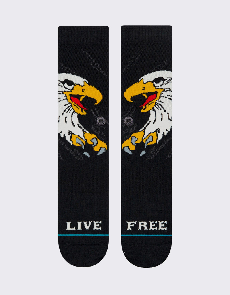STANCE Live Free Mens Crew Socks image number 1