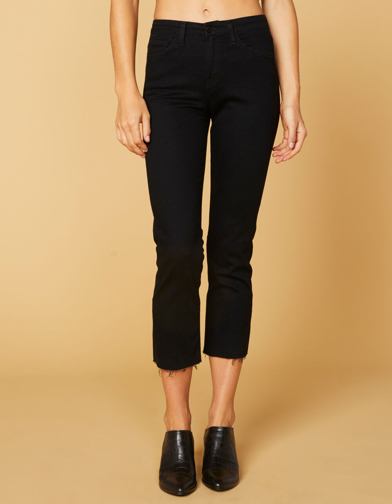 FLYING MONKEY Straight Leg Crop Womens Jeans image number 1