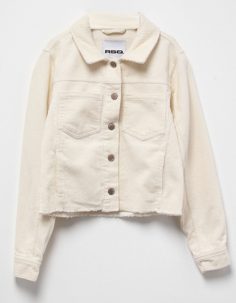 RSQ Girls Crop Cord Shacket image number 1