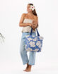 ALOHA COLLECTION Salina Tiny Stripe Day Tripper Tote Bag image number 5