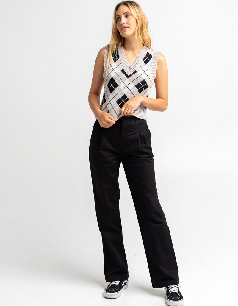 SKY AND SPARROW Womens Pleated Work Pants image number 0