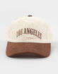 Los Angeles Womens Corduroy Strapback Hat image number 2