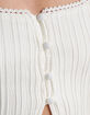 QUIKSILVER Maci Solid Textured Womens Tank Top image number 4