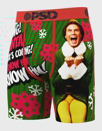 PSD x Elf I Know Him Mens Boxer Briefs Alternative Image