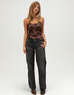 FULL TILT Womens Flocked Cami image number 2