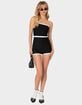 EDIKTED Kit Contrast Ribbed Romper image number 5
