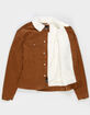 RSQ Mens Corduroy Sherpa Trucker Jacket image number 3