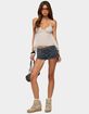 EDIKTED Studded Asymmetric Sheer Babydoll Top image number 5