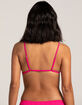 DAMSEL Texture Rib Tall Triangle Bikini Top image number 4