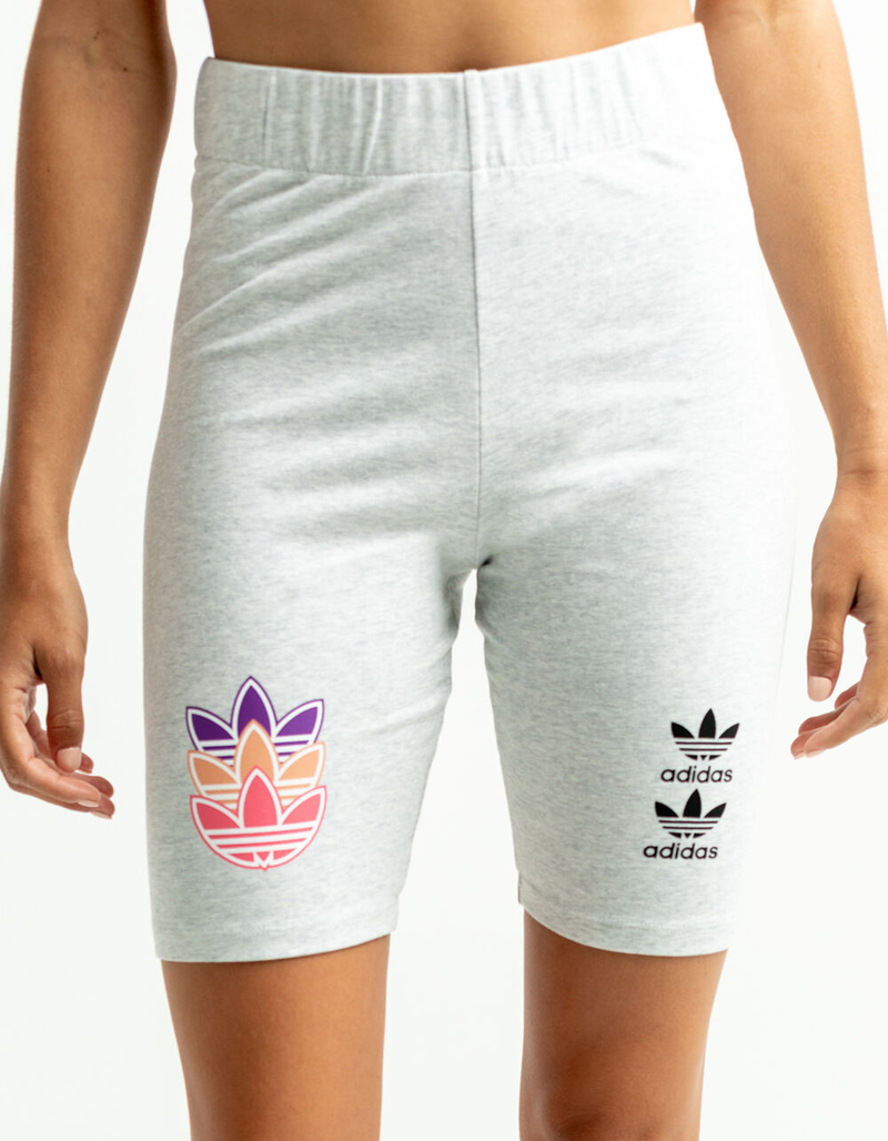 ADIDAS Trefoil Logo Womens Biker Shorts image number 1