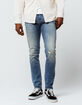 RSQ Seattle Vintage Mens Skinny Taper Ripped Jeans image number 1