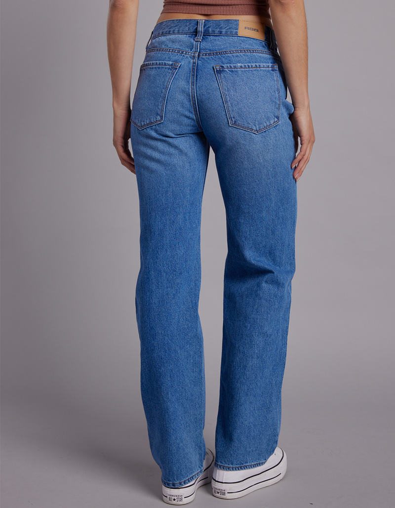 RSQ Womens Low Rise Straight Leg Jeans image number 3