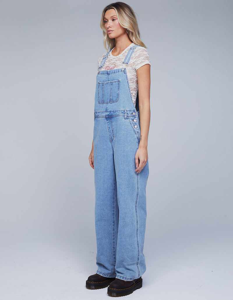 RSQ Womens Boyfriend Denim Overalls image number 2