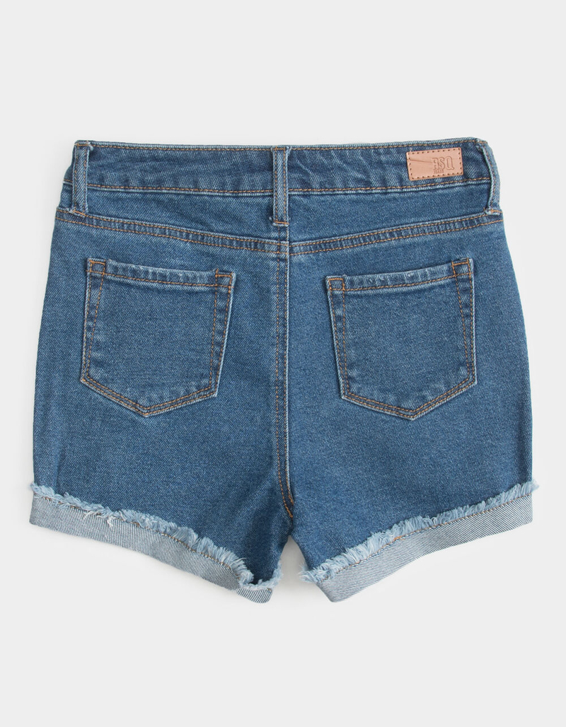 RSQ Super High Rise Girls Mom Denim Shorts image number 1