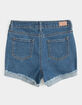 RSQ Super High Rise Girls Mom Denim Shorts image number 2