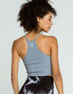 FREE PEOPLE FP Movement Womens Gray Cropped Run Tank image number 3