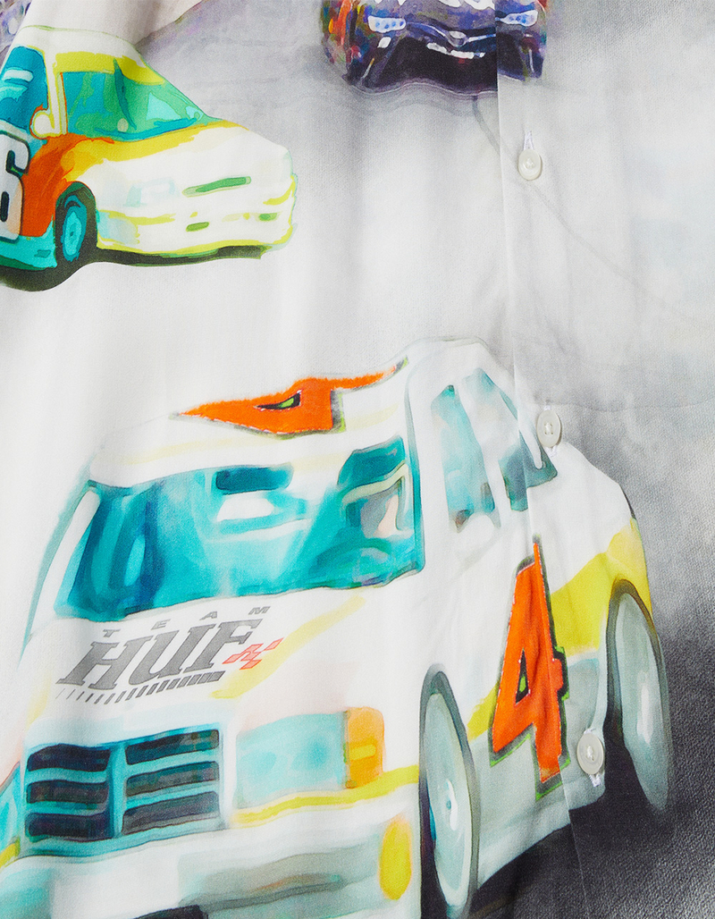 HUF x Goodyear Mens Button Up Shirt image number 4