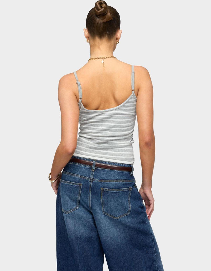 EDIKTED Layered Contrast Striped Tank Top image number 2