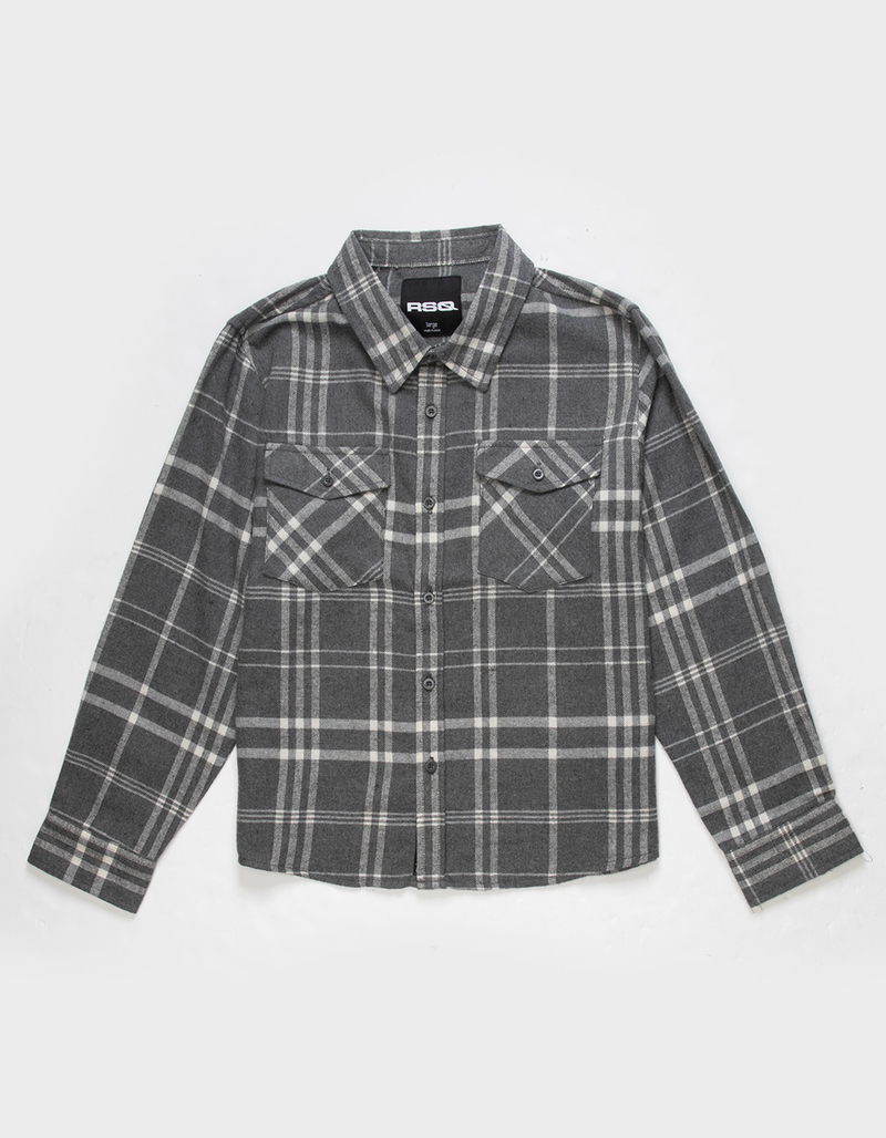 RSQ Boys Plaid Flannel image number 1