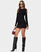 EDIKTED Billy Cutout Boat Neck Mini Dress image number 4