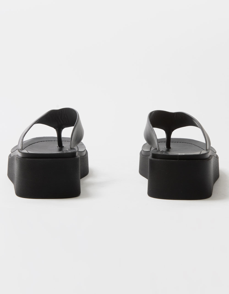 SODA Womens Thong Flatform Sandals image number 3