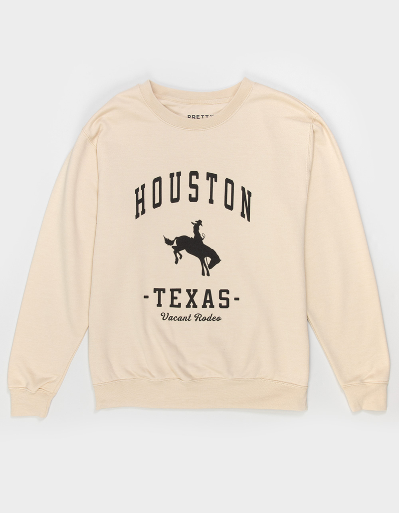 PRETTY VACANT Houston Texas Mens Crewneck Sweatshirt image number 0