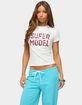 EDIKTED Super Model Sequin Tee image number 1
