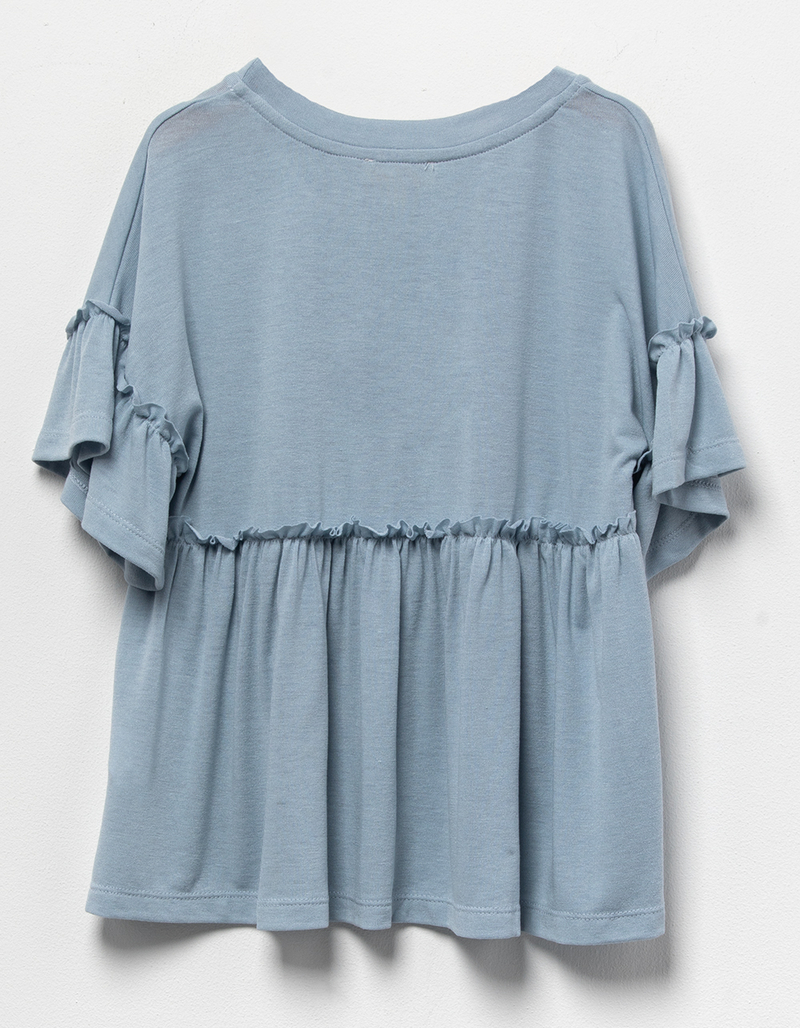 Hayden Ivory Ditsy Heart Peplum Tank main image 1