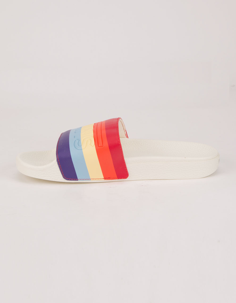 VANS Rad Rainbow Slide-On Marshmallow Womens Sandals image number 2