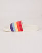 VANS Rad Rainbow Slide-On Marshmallow Womens Sandals image number 3