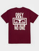 OBEY No One Mens Tee image number 1