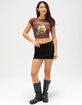 ED HARDY Tiger Cloud Womens Baby Tee image number 4
